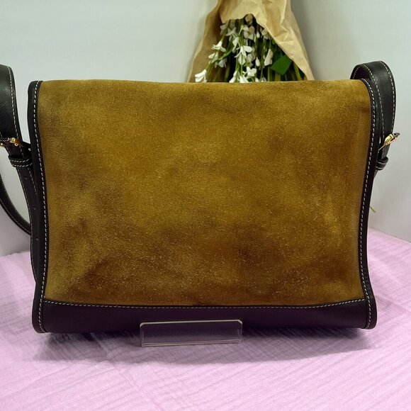 Loewe Olive and Black Crossbody Bag - Picture 12 of 15